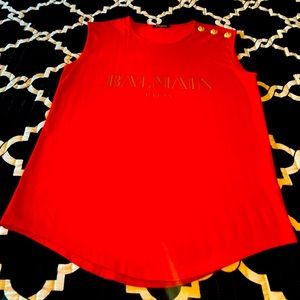 Balmain Top worn twice dry cleaned and stored with care sz 38 fits S/M